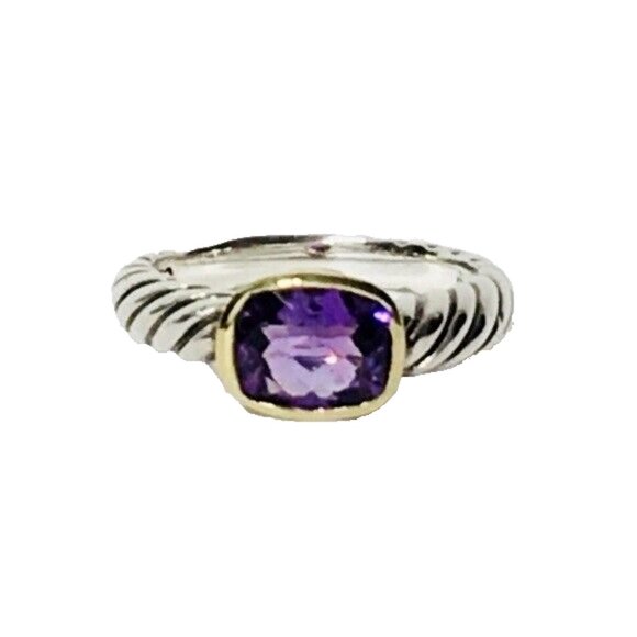 David Yurman Amethyst Ring - Picture 1 of 7